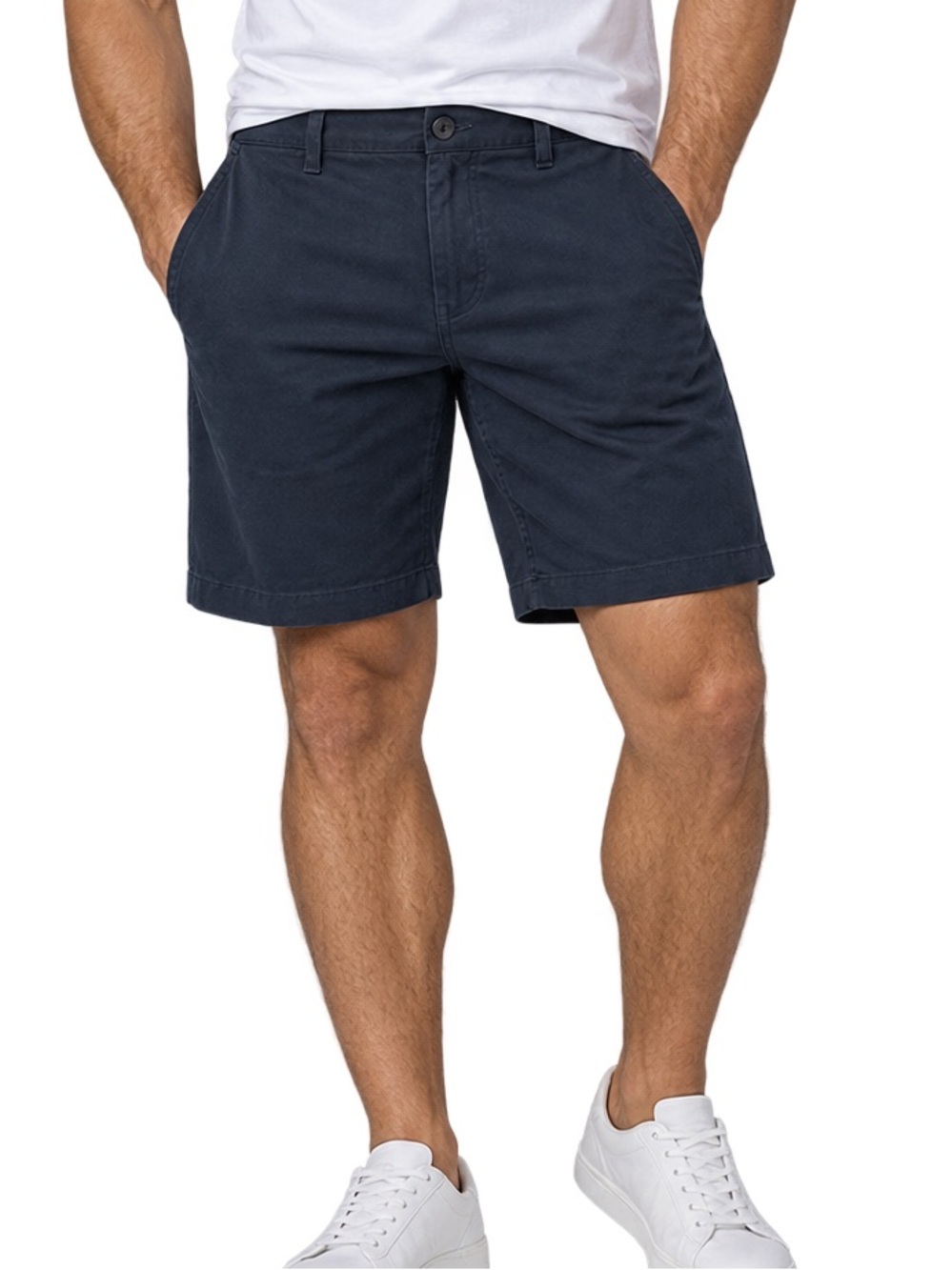 GAP Men's Dark Navy Flat Front Chino Shorts